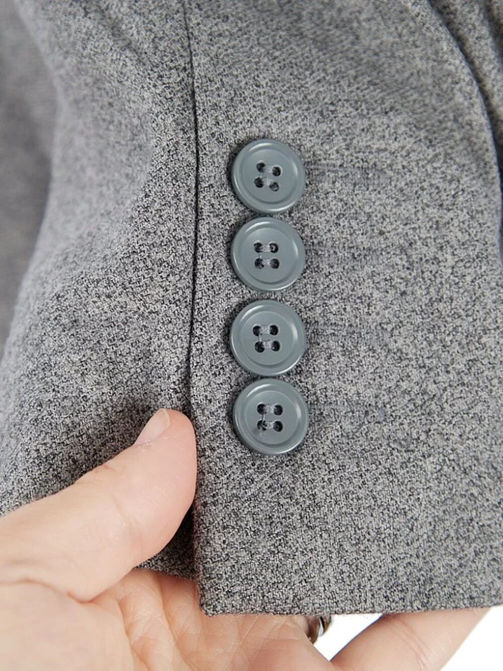Loro Piana Super 150's Made in Italy Hisar 160 Gray Suit Jacket Men's